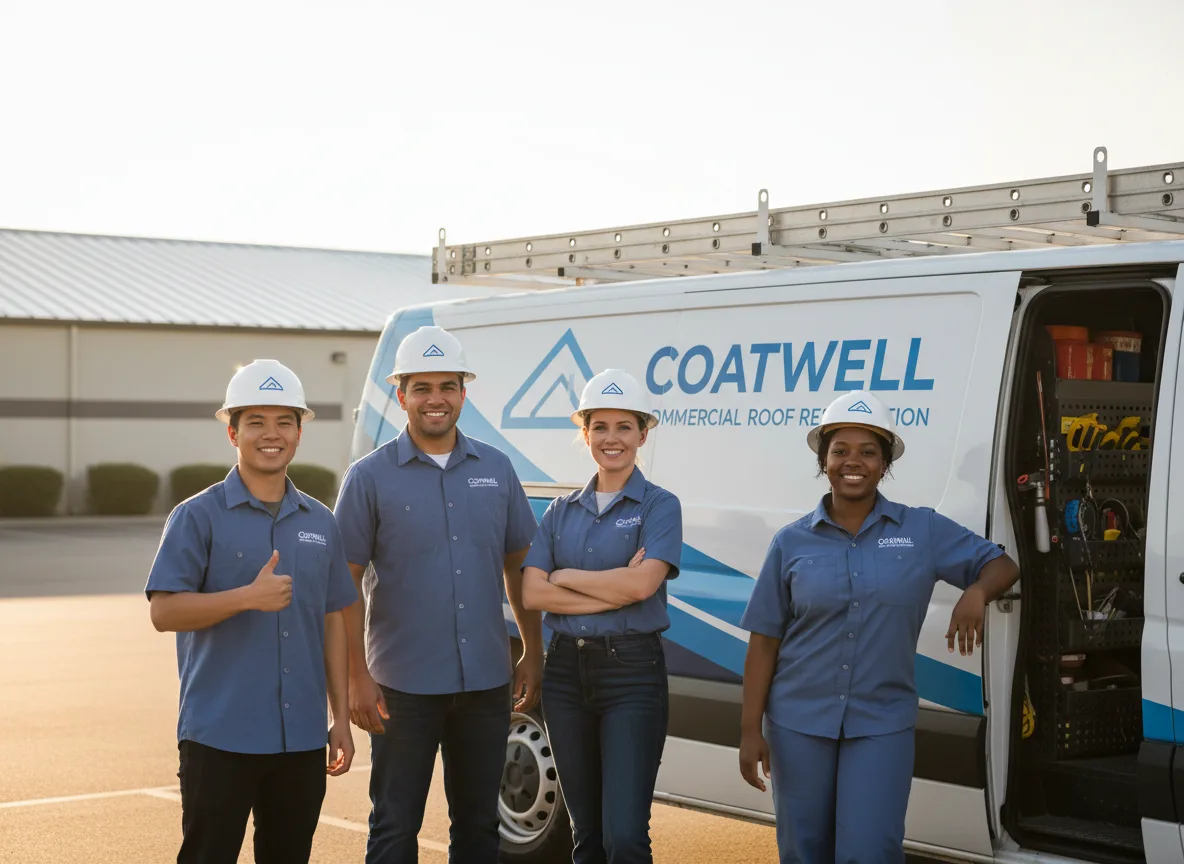 Commercial roof coating company in Milton, KS